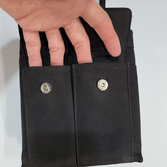 Black Crossbody Travel Bag Purse Catherina Organizer Expandable Pack Handbag EUC - Picture 8 of 13